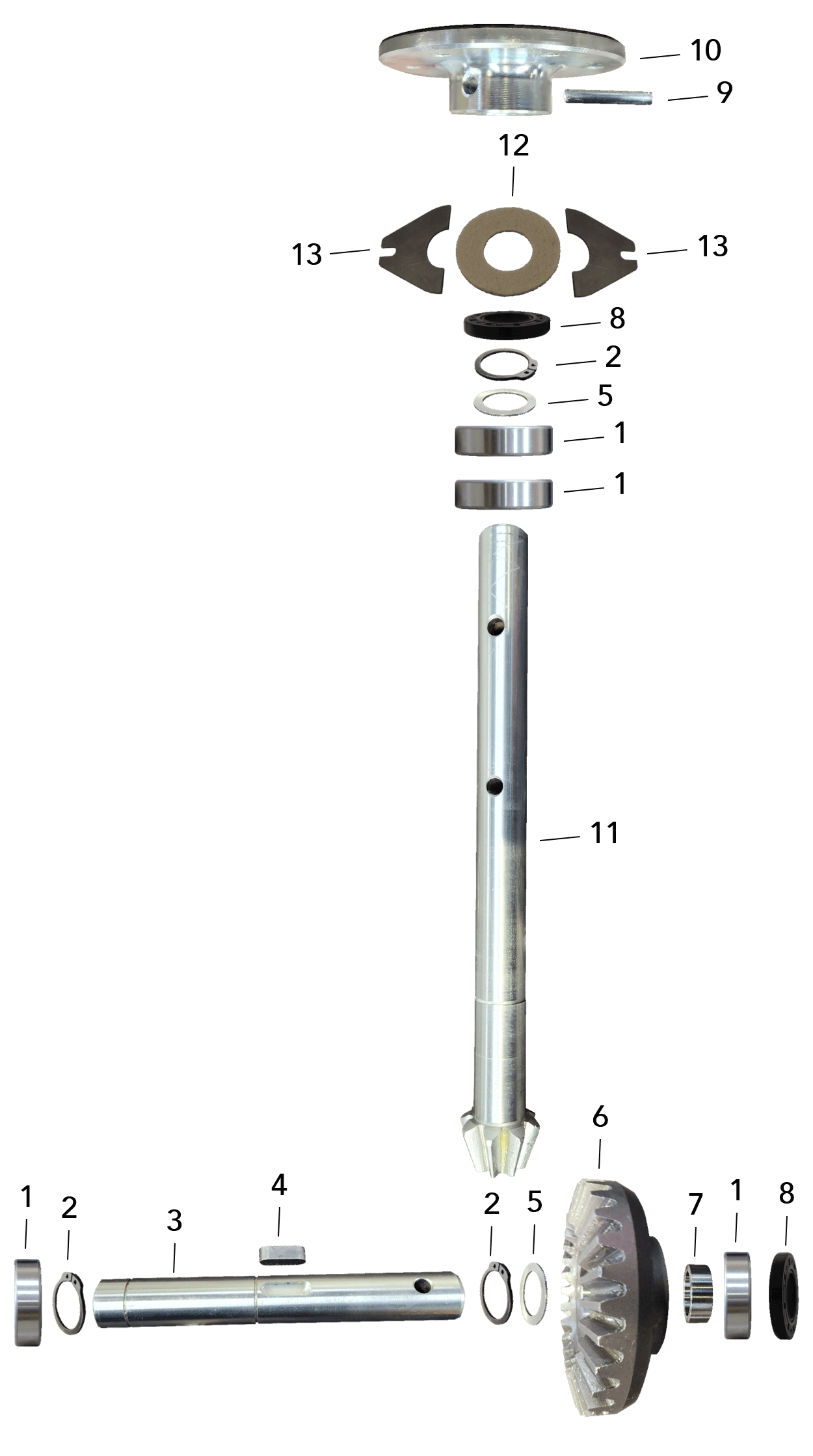 2120 Gearbox Spare Parts Breakdown